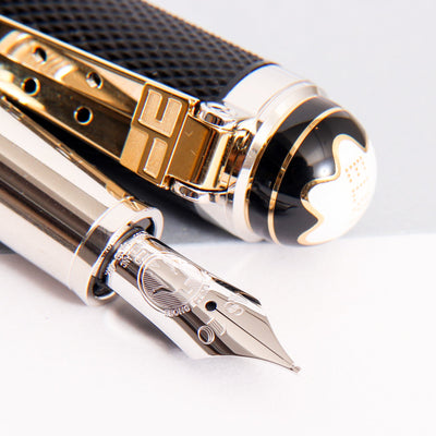 Montblanc Great Characters Elvis Presley Fountain Pen 14k Gold Nib Details