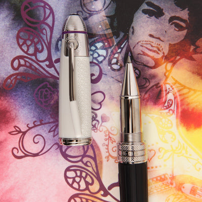 Montblanc Great Characters Jimi Hendrix Rollerball Pen Black And White