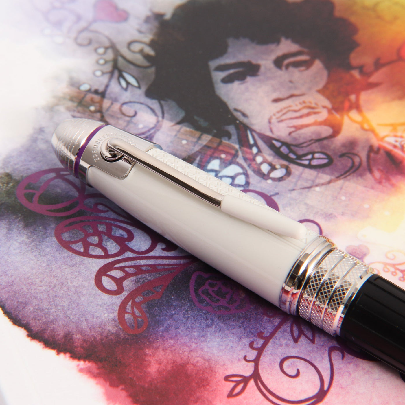 Montblanc Great Characters Jimi Hendrix Rollerball Pen Details