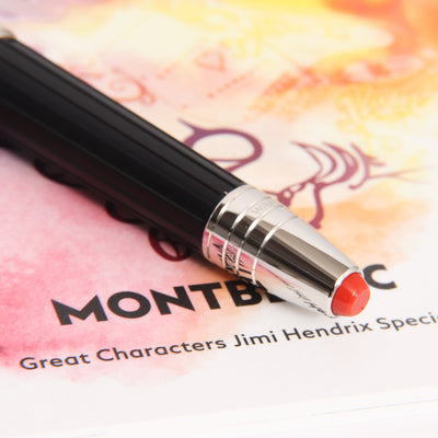 Montblanc Great Characters Jimi Hendrix Rollerball Pen Engraved Details