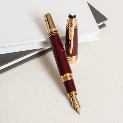 Montblanc Great Characters John F Kennedy Burgundy Fountain Pen