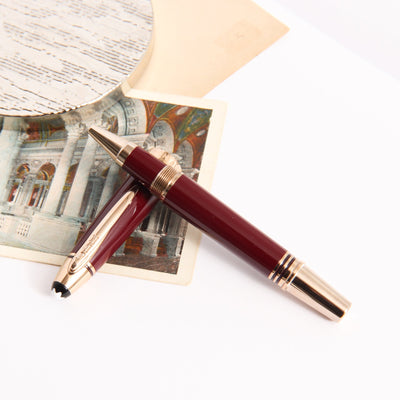 Montblanc-Great-Characters-John-F-Kennedy-Burgundy-Rollerball-Pen