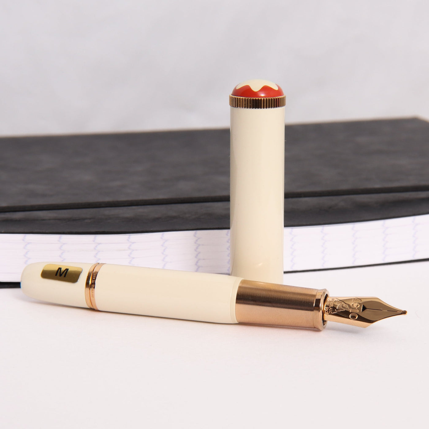 Montblanc Heritage Baby Ivory Fountain Pen Uncapped