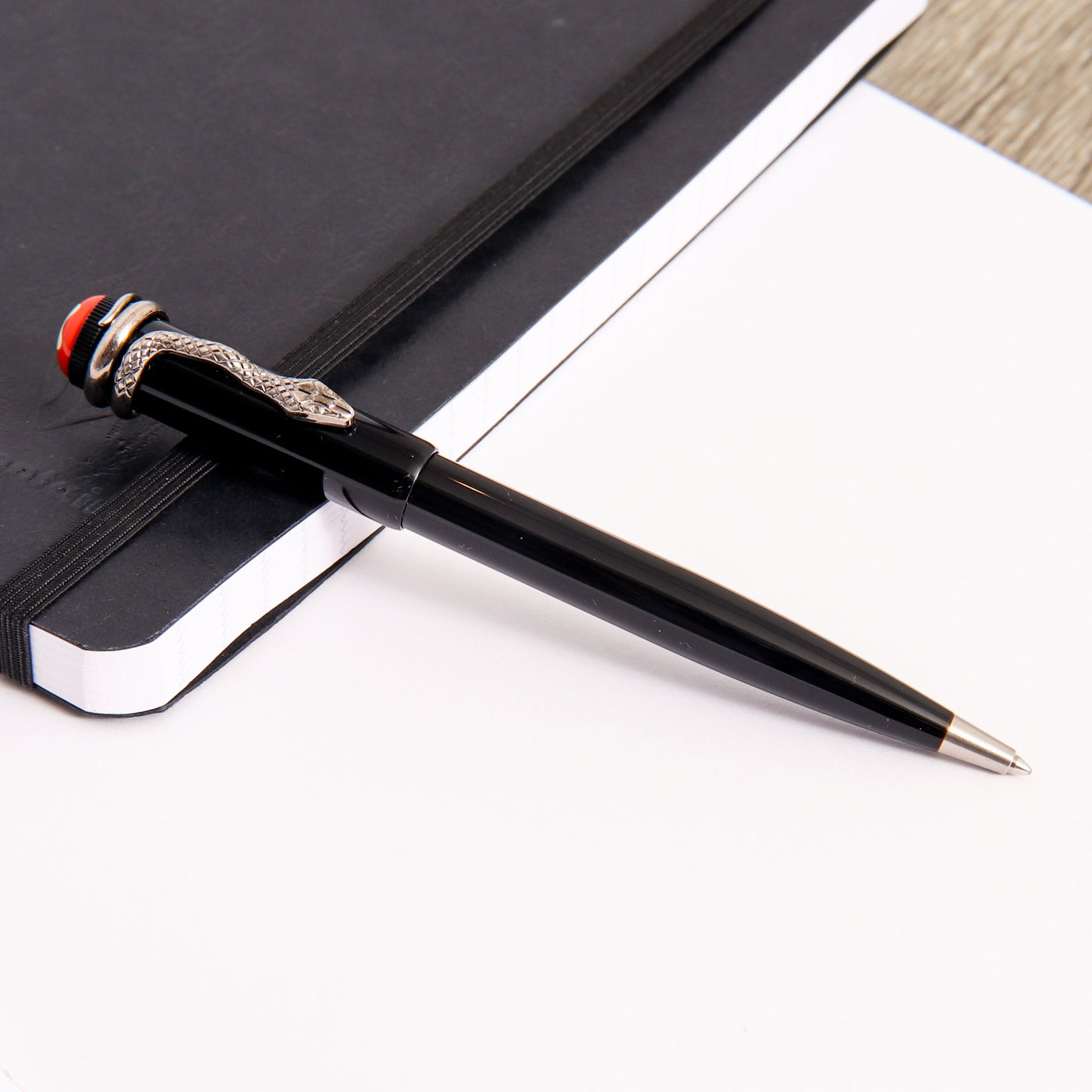 Montblanc Heritage Rouge et Noir Black Ballpoint Pen Truphae
