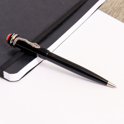 Montblanc-Heritage-Rouge-et-Noir-Black-Ballpoint-Pen