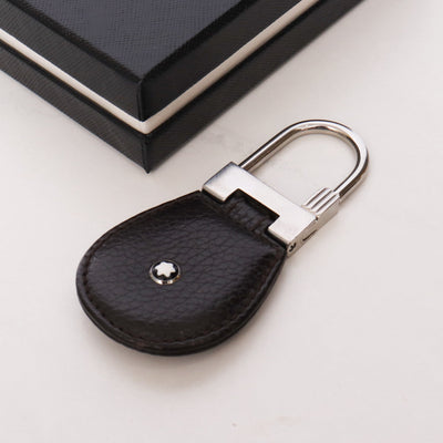 Montblanc Leather MeisterstŸck Brown Soft Grain Key Fob 114476 Preowned Vintage