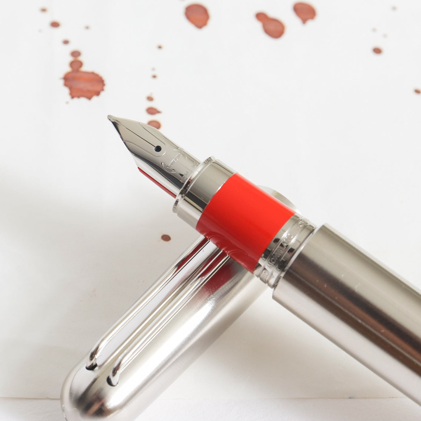 Montblanc M Red Signature Fountain Pen