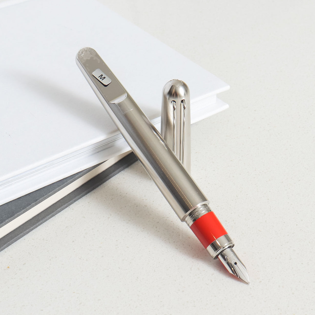 Montblanc M Red Signature Fountain Pen