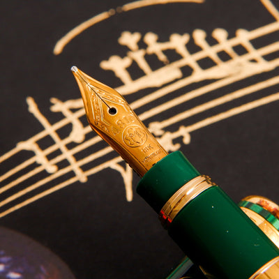 Montblanc Meisterstuck 114 Solitaire Czar Nikolai I Mozart Limited Edition 2006 Fountain Pen 18k Gold Nib