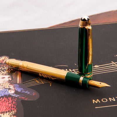 Montblanc Meisterstuck 114 Solitaire Czar Nikolai I Mozart Limited Edition 2006 Fountain Pen Uncapped