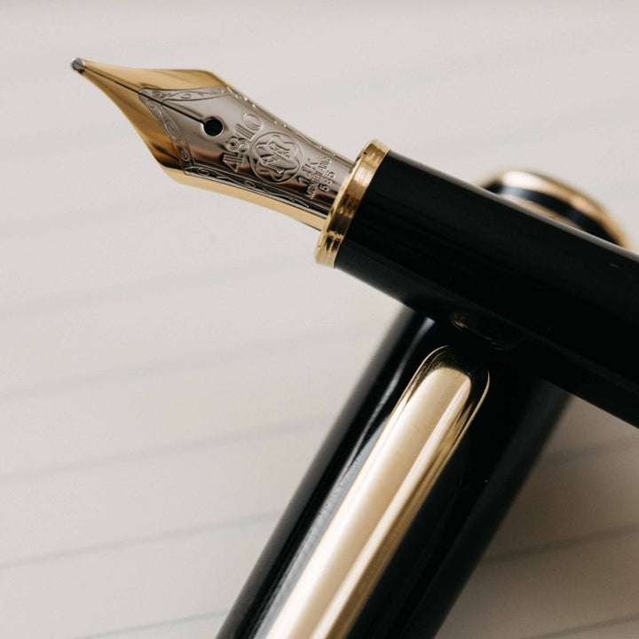 【2024最新作】 Montblanc Preowned - Pen Fountain Black 144 Meisterstuck 筆記具