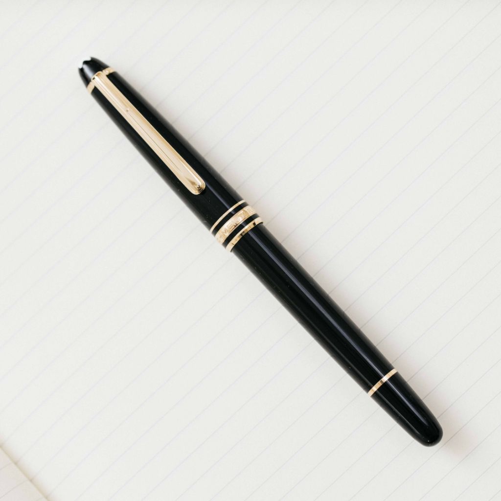 Montblanc Meisterstuck 144 Black Fountain Pen - Preowned