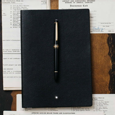 Montblanc Meisterstuck 144 Black Fountain Pen - Preowned