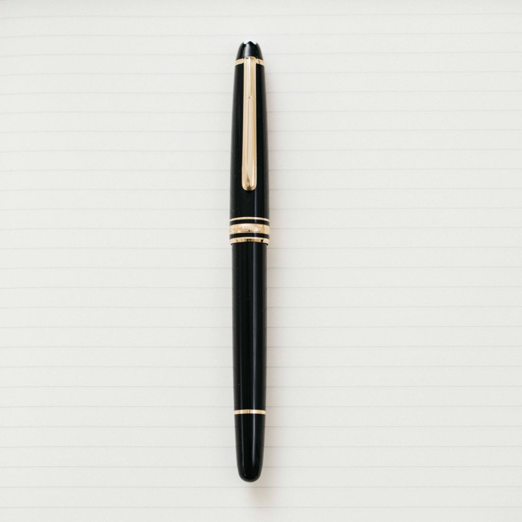Montblanc Meisterstuck 144 Black Fountain Pen - Preowned