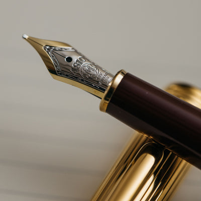 Montblanc Meisterstuck 144DV Bordeaux & Vermeil Fountain Pen - Preowned
