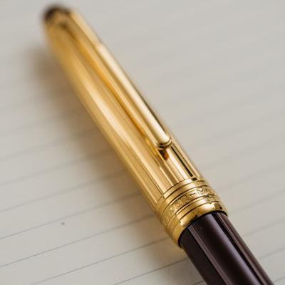 Montblanc Meisterstuck 144DV Bordeaux & Vermeil Fountain Pen - Preowned