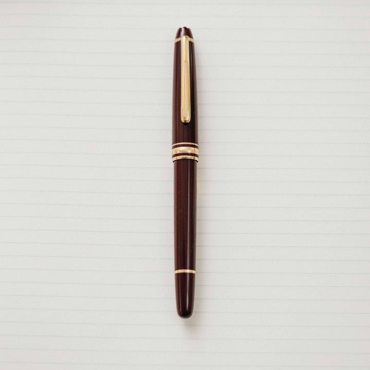Montblanc Meisterstuck 144R Bordeaux Fountain Pen Preowned – Truphae
