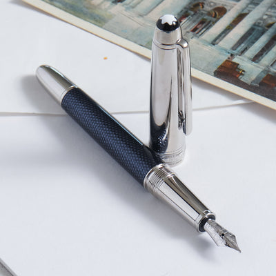 Montblanc Meisterstück Solitaire Blue Hour Doué Classique Fountain Pen