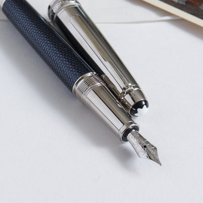 Montblanc Meisterstück Solitaire Blue Hour Doué Classique Fountain Pen