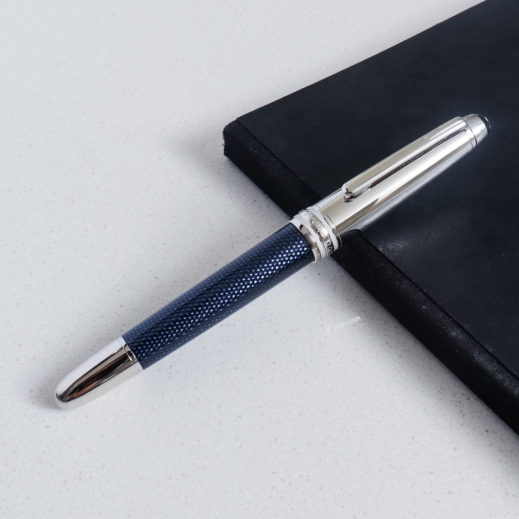 Montblanc Meisterstuck Solitaire Blue Hour Doue Classique Fountain Pen Truphae