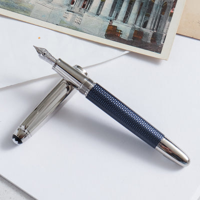 Montblanc Meisterstück Solitaire Blue Hour Doué Classique Fountain Pen