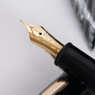 Montblanc Meisterstuck 146 Black & Gold LeGrand Fountain Pen 18k Nib - Preowned Nib