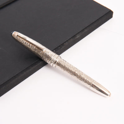 Montblanc-Meisterstuck-146-Solitaire-MartelŽ-Sterling-Silver-LeGrand-Fountain-Pen-Capped