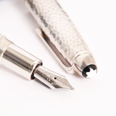 Montblanc-Meisterstuck-146-Solitaire-MartelŽ-Sterling-Silver-LeGrand-Fountain-Pen-Nib-Details