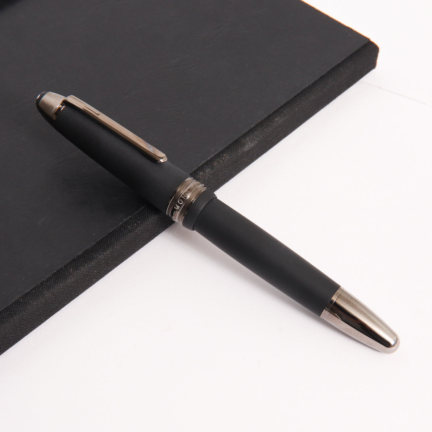 Montblanc Meisterstuck 146 Ultra Black LeGrand Fountain Pen Capped