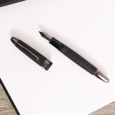 Montblanc Meisterstuck 146 Ultra Black LeGrand Fountain Pen Matte Black