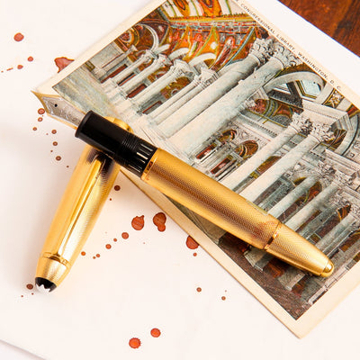 Montblanc Meisterstuck 146V Solitaire Vermeil Barley LeGrand Fountain Pen