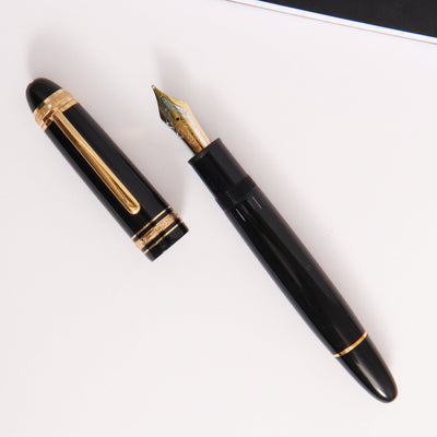 Montblanc Meisterstuck 149 75th Anniversary Special Edition Fountain Pen Black With Gold Accents