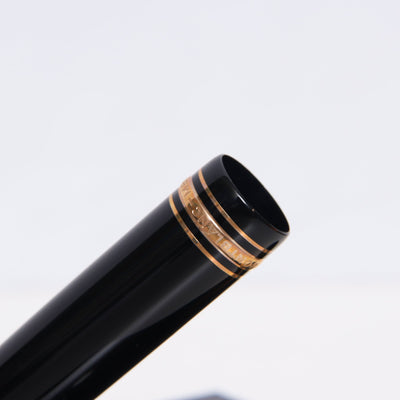 Montblanc Meisterstuck 149 Black & Gold Desk Set Preowned Gold Band