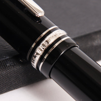 Montblanc-Meisterstuck-149-Black-&-Platinum-Fountain-Pen-Center-Band