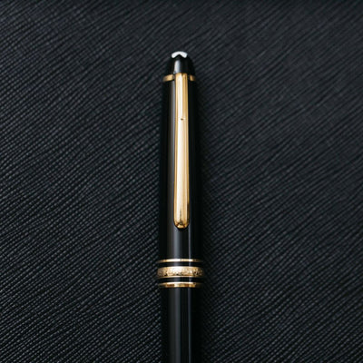 Montblanc Meisterstuck 164 Black & Gold Classique Ballpoint Pen - Preowned
