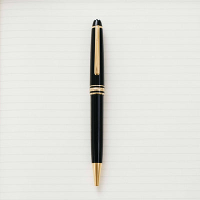 Montblanc Meisterstuck 164 Black & Gold Classique Ballpoint Pen - Preowned