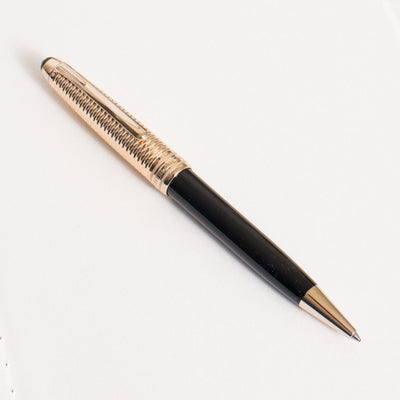 Montblanc Meisterstück 164 Doué Geometry Champagne Gold Coated Classique Ballpoint Pen