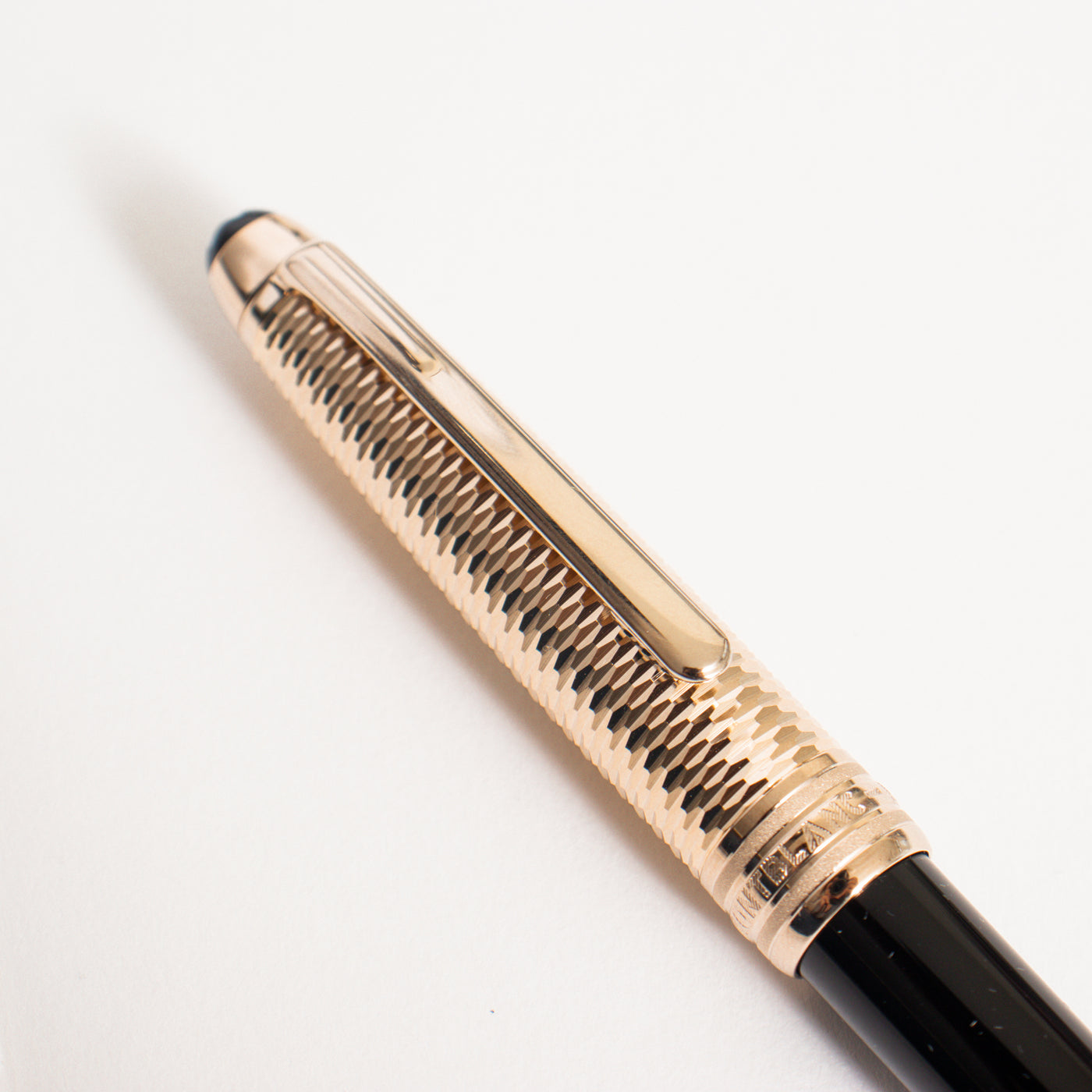 Montblanc Meisterstück 164 Doué Geometry Champagne Gold Coated Classique Ballpoint Pen