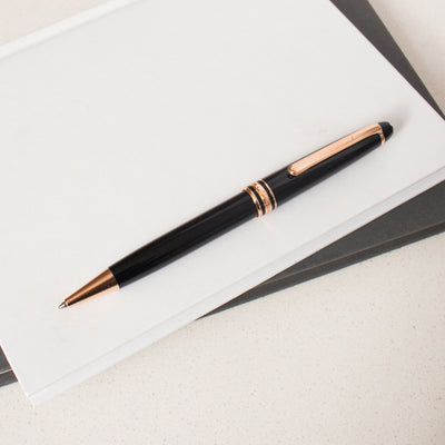 Montblanc Meisterstück 164 Rose Gold Coated Classique Ballpoint Pen