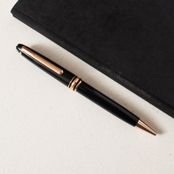 筆記具 MONTBLANC Meisterstuck 164 Rose Gold BP Montblanc Meisterstück 146 Rose Gold LeGrand fountain pen – P.W.