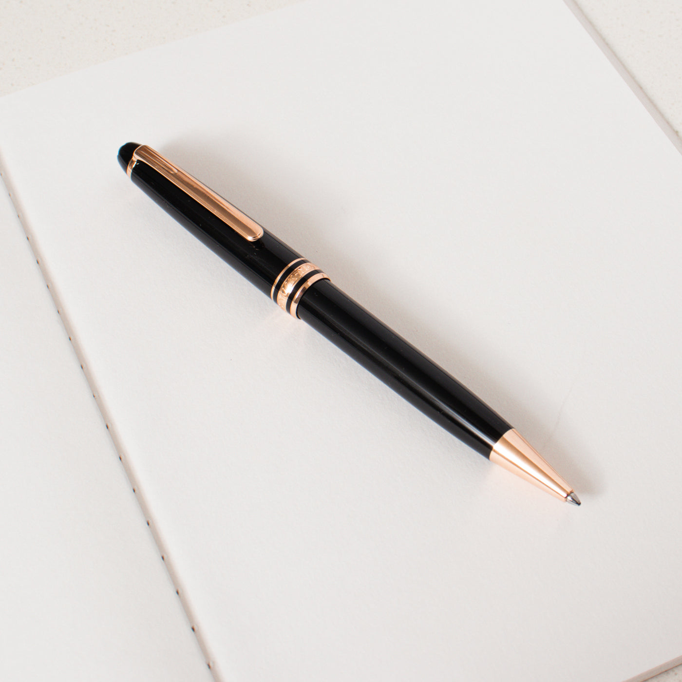 Montblanc Meisterstück 164 Rose Gold Coated Classique Ballpoint Pen