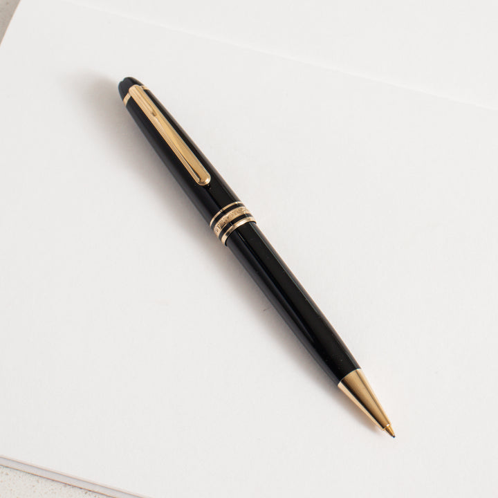 MONTBLANC Meisterstück classic バーガンディ MONTBLANC classic Masterpiece 165 with 0.7 mm Pencil in