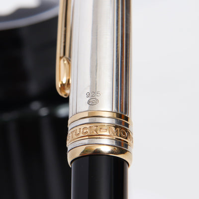 Montblanc Meisterstuck 165DS Solitaire DouŽ Sterling Silver Mechanical Pencil - Preowned Center Band