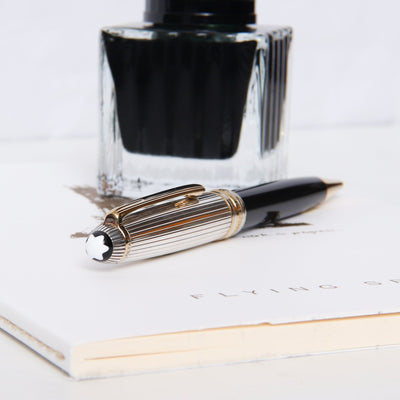 Montblanc Meisterstuck 165DS Solitaire DouŽ Sterling Silver Mechanical Pencil - Preowned Logo
