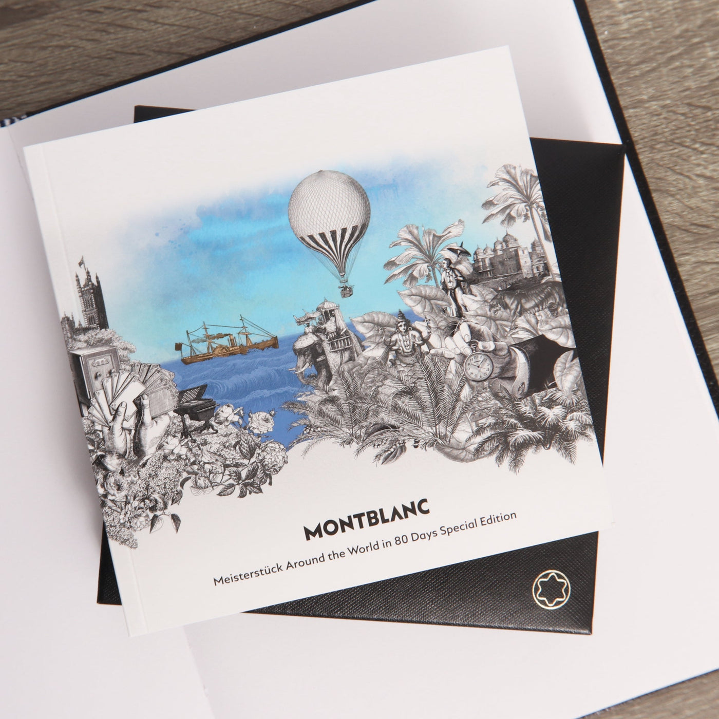 Montblanc Meisterstuck Around the World in 80 Days Doue Rollerball Pen Booklet