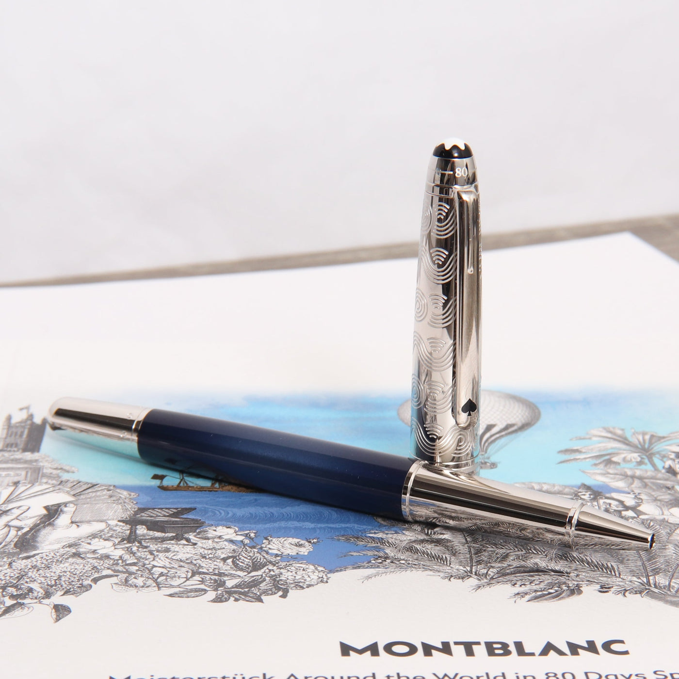 Montblanc Meisterstuck Around the World in 80 Days Doue Rollerball Pen Uncapped