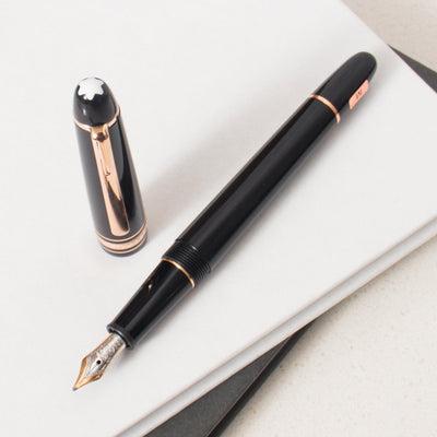 Montblanc Meisterstück 145 Rose Gold Coated Classique Fountain Pen