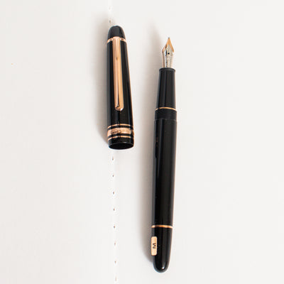 Montblanc Meisterstück 145 Rose Gold Coated Classique Fountain Pen