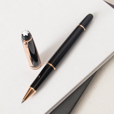 Montblanc Meisterstück 163 Rose Gold Coated Classique Rollerball Pen