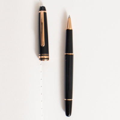 Montblanc Meisterstück 163 Rose Gold Coated Classique Rollerball Pen